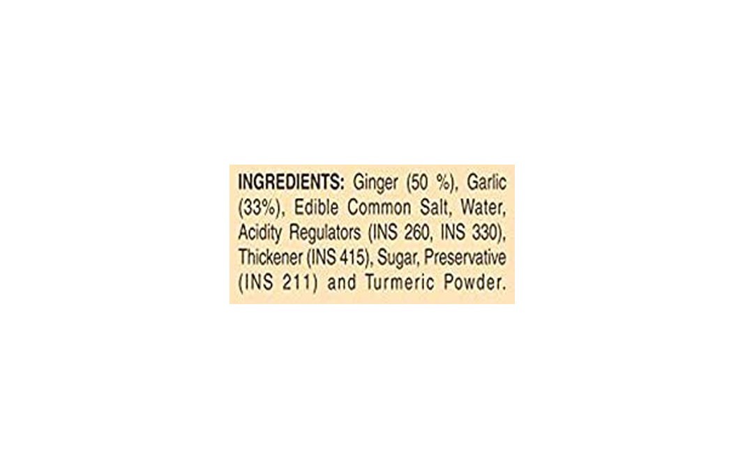 Nilon's Ginger Garlic Paste    Tub  300 grams